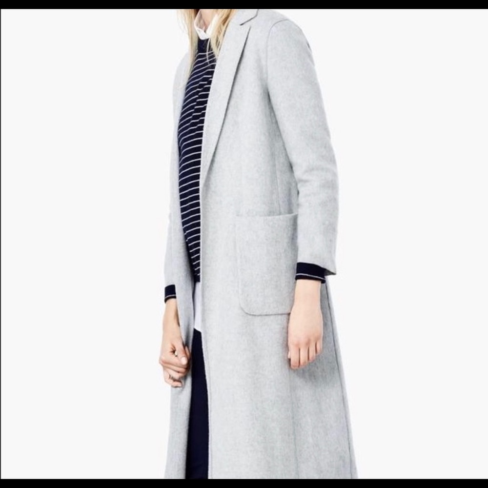 Mango light gray coat